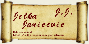 Jelka Janićević vizit kartica